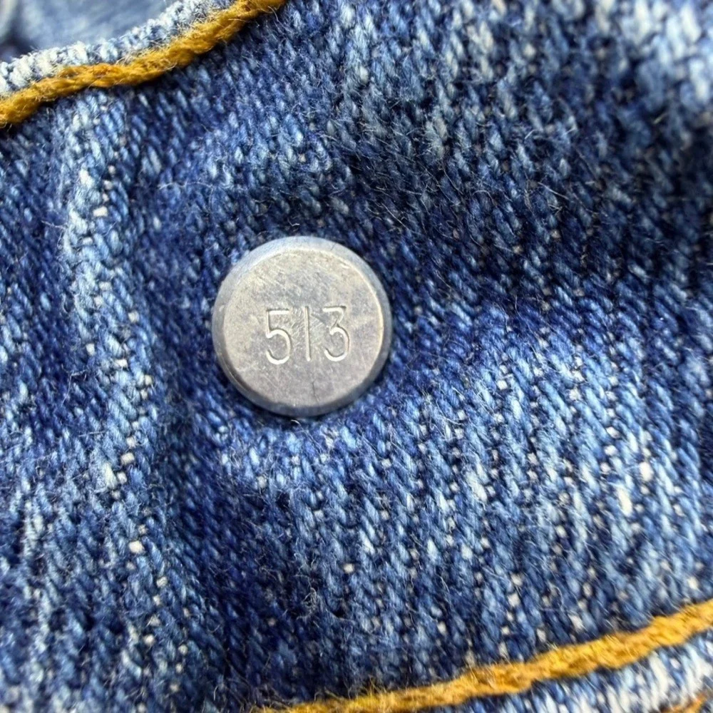 Levi's 505 Regular Fit Jeans Men 36x31 Straight Blue 100% Cotton Made in USA 90s